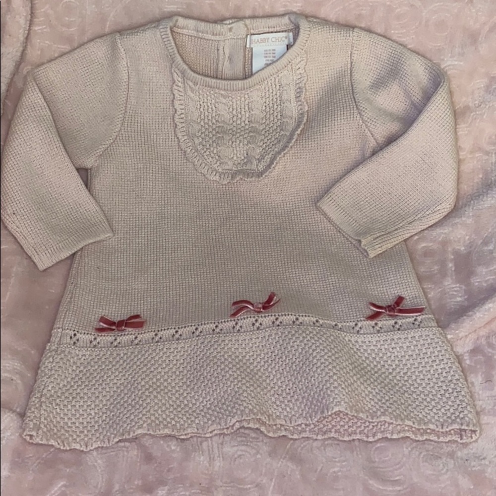 Pink Sweater Dress for Baby